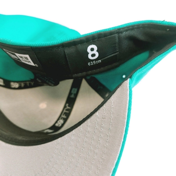 59Fifty New Era Size 8 Florida Miami Marlins Fitted Hat Cap 1997 World Series - Picture 8 of 8